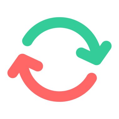 Ok vektör simgesi Yenile