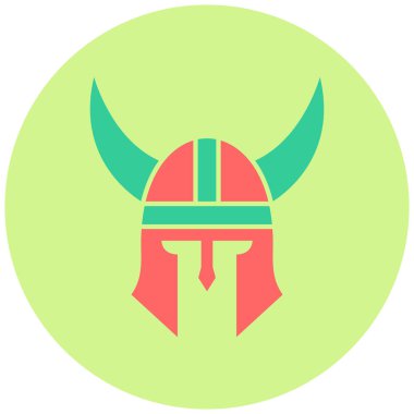 Viking. Web simgesi vektör illüstrasyonu