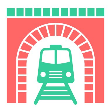 tren simgesi vektör illüstrasyonu