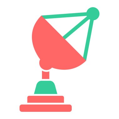 Uydu anteni. Basit resimleme