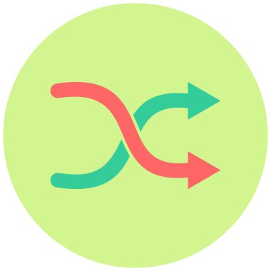 Ok. Web simgesi basit illüstrasyon