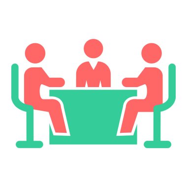 İş ekibi çalışıyor, vektör illüstrasyonu