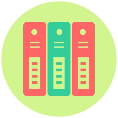  Arşiv. Web simgesi basit illüstrasyon