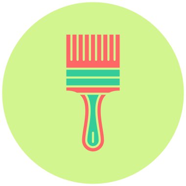 fırça simgesi, basit tasarım vektör çizimi