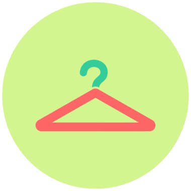 Askı. Web simgesi basit illüstrasyon