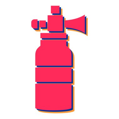 Kırmızı yangın söndürücü, vektör çizim