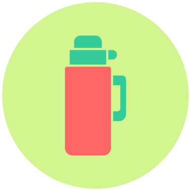 Termos Matarası web simgesi basit bir illüstrasyon