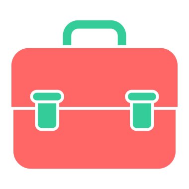 Çanta. Web simgesi basit tasarım