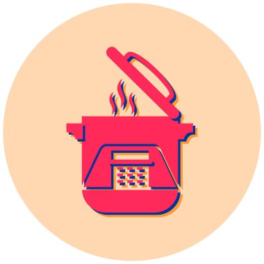 Yemek. Web simgesi basit tasarım