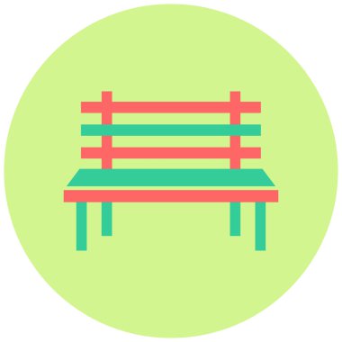 Yedek kulübesi Web simgesi basit tasarım