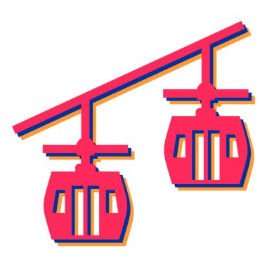 Helikopter simgesi vektör illüstrasyonu