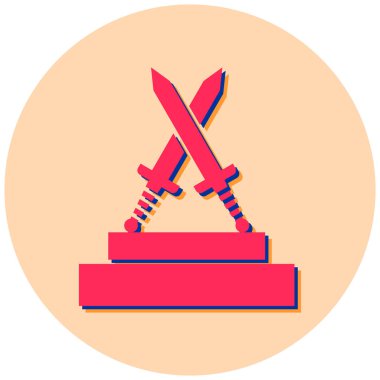 Bir kılıç simgesinin gösterimi