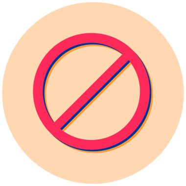 Yol tabelası. Web simgesi basit illüstrasyon