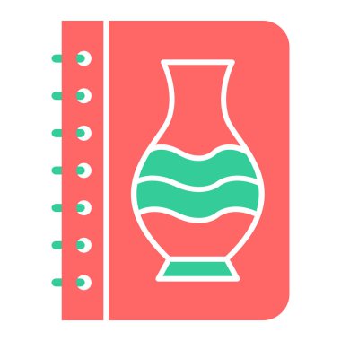 vazo simgesi. Web için cam kavanoz vektör simgelerinin basit çizimi