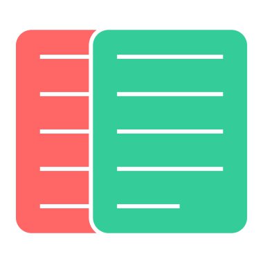 Liste. Web simgesi basit illüstrasyon