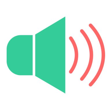 ses simgesi vektör illüstrasyonu