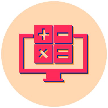 Beyaz arkaplanda izole edilmiş modern simgenin vektör illüstrasyonu 