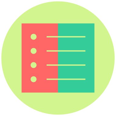 Anımsatıcı simgesinin vektör illüstrasyonu