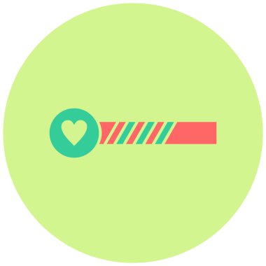 Sağlık Barı. Web simgesi basit illüstrasyon