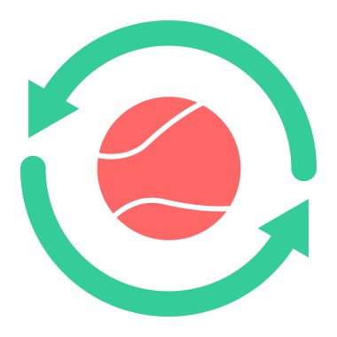 Top. Web simgesi basit illüstrasyon