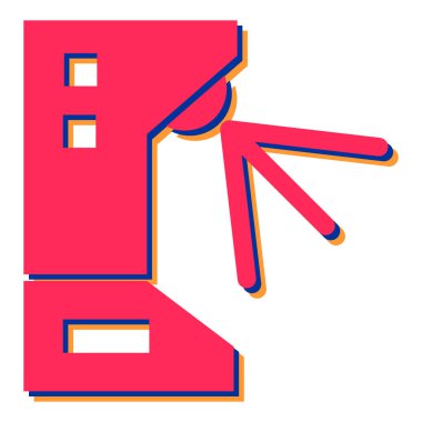 Basit vektör illüstrasyonu, web simgesi 