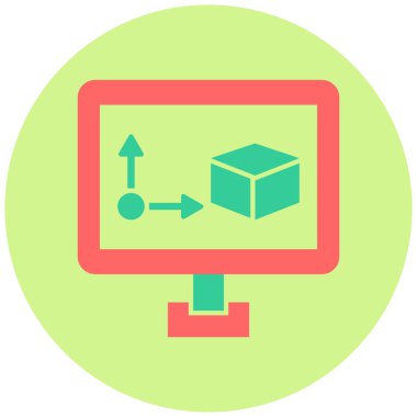 Teslimat. Web simgesi basit illüstrasyon