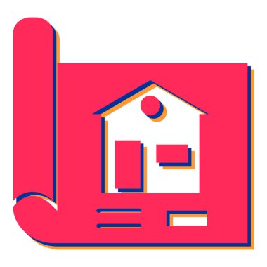 Şablon simgesi vektör illüstrasyonu