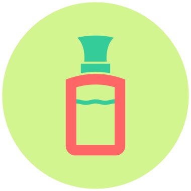 Parfüm. Web simgesi basit illüstrasyon 