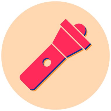 el feneri. Web simgesi basit illüstrasyon