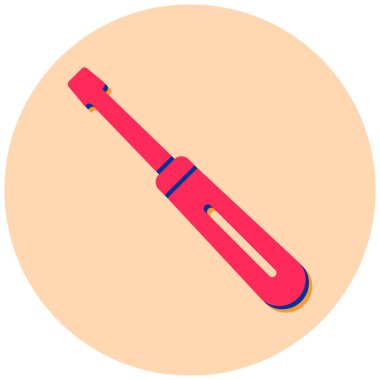 Tornavida simgesinin vektör çizimi