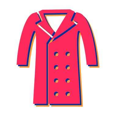 giysi simgesi vektör illüstrasyonu