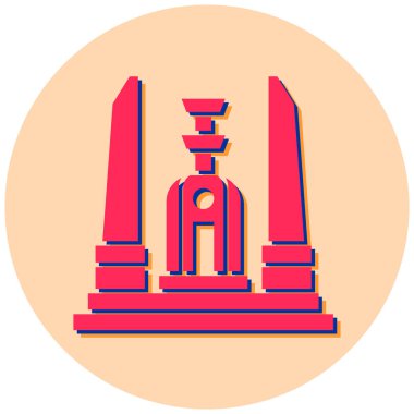 Bina. Web simgesi basit tasarım