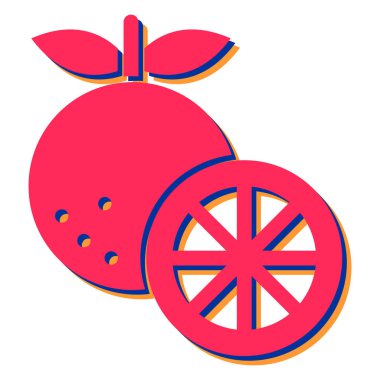 Bir meyvenin vektör illüstrasyonu 