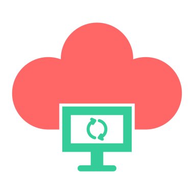 Bulut hesaplama. Web simgesi