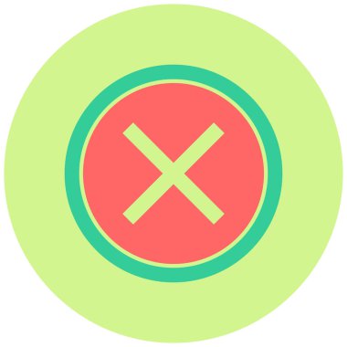 Dur tabelası. Web simgesi basit illüstrasyon