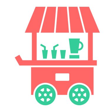 gıda mağazası tezgahı ikon vektör illüstrasyon tasarımı