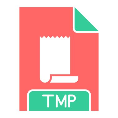 dosya biçimi simgesi, vektör illüstrasyonu