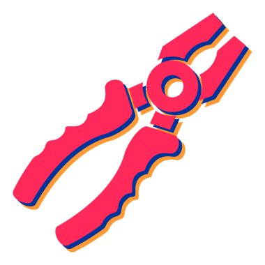 Pense vektör illüstrasyonu, simge ögesi arkaplanı