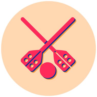 Beyzbol. Web simgesi basit tasarım