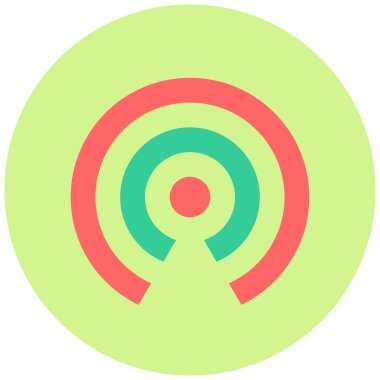 Hava Teslimatı Web simgesi basit illüstrasyon