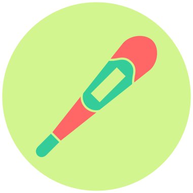 Modern termometre simgesinin vektör çizimi