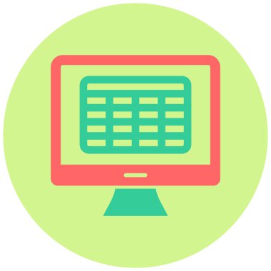 ızgara. Web simgesi basit illüstrasyon