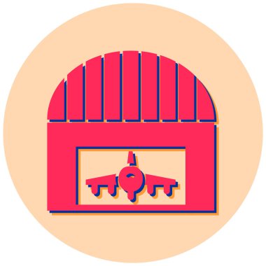 Bir denizaltı simgesinin düz dizaynının vektör çizimi