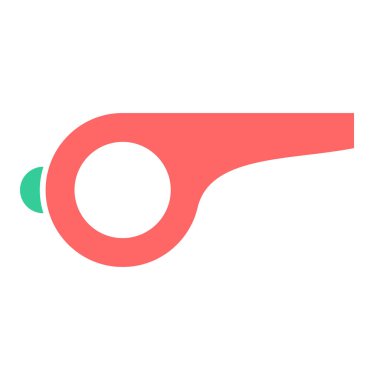 Islık. Web simgesi basit illüstrasyon