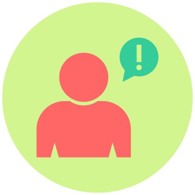 kullanıcı. Web simgesi basit illüstrasyon