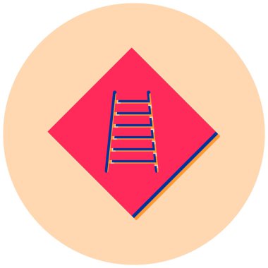 Yol simgesi, vektör illüstrasyonu