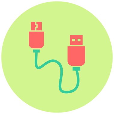 usb dolgu vektör simgesi