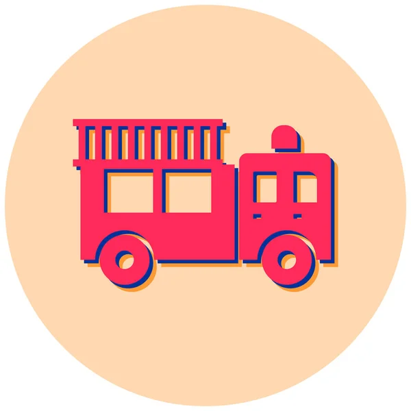 Bus Web Icoon Eenvoudig Ontwerp — Stockvector