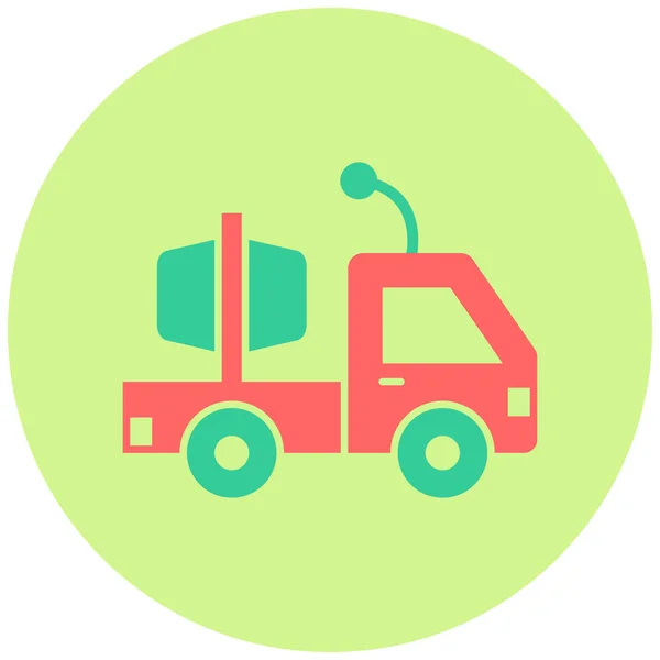 Toy Truck Web Icon Simple Illustration — Stok Vektör