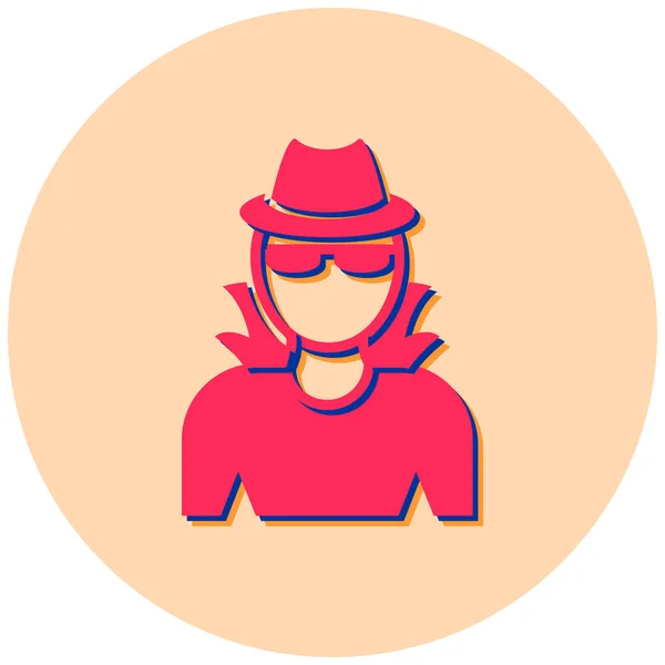 Cowboy Hat Vector Icon — Stock Vector